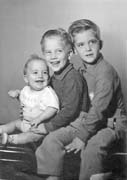 Randy's Album - 013 Randy, Rick, Bob (6 months, 3 years, 5 years)