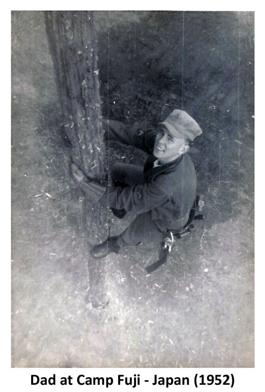 218 - Dad at Camp Fuji - Japan (1952)