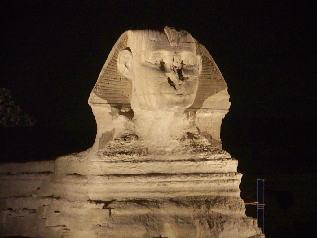 0208 - Egypt - Pyramids At Night - 100_3087